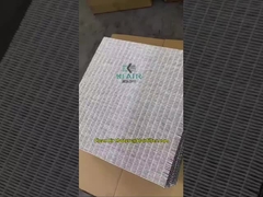 活性炭の微粒V銀行密集したエア フィルターのプラスチックの/電流を通された鉄骨フレーム